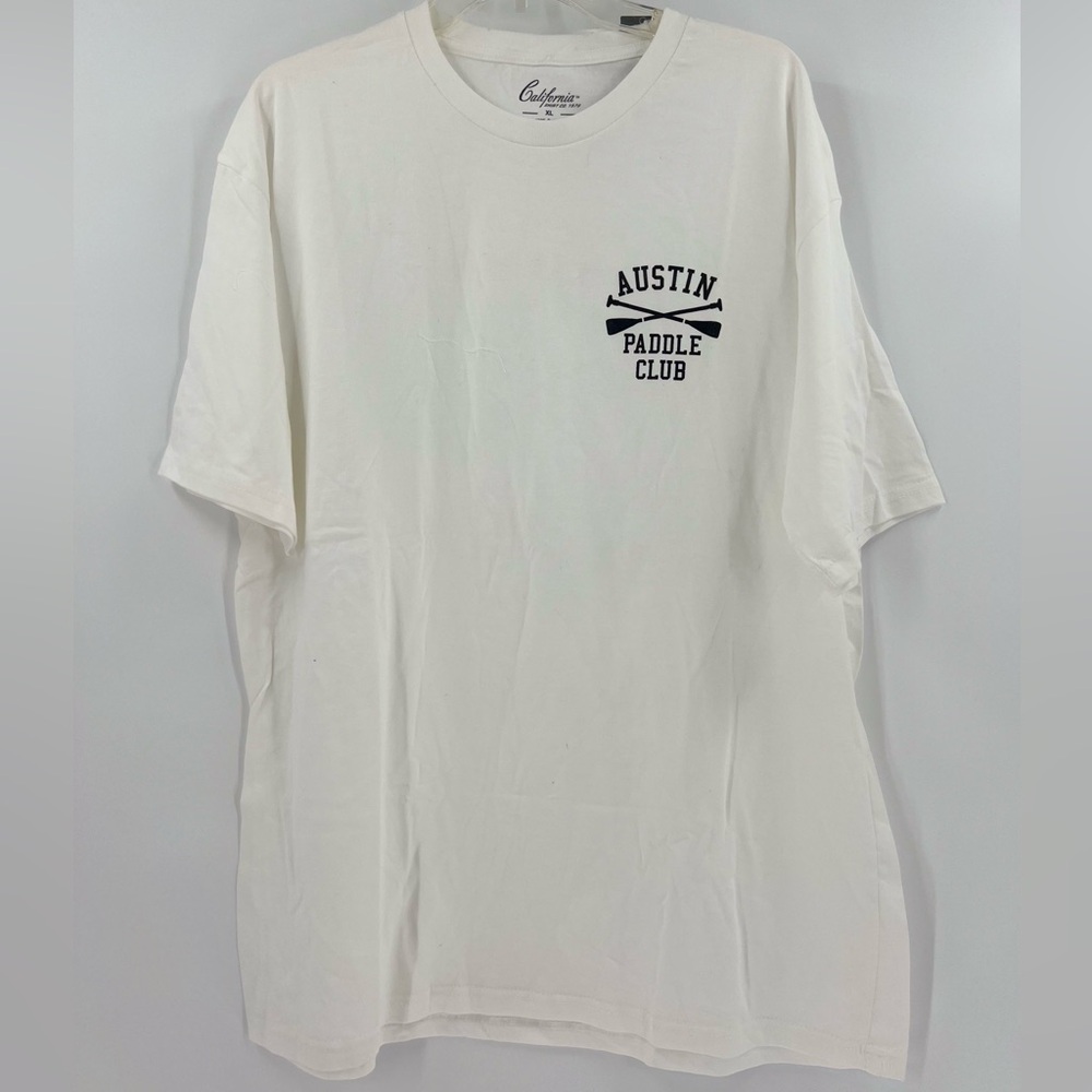 California shirt co paddle club graphic tee short sleeve new size XL